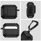Estuche protector a prueba de golpes para auriculares con gancho para AirPods 3, para AirPods 3